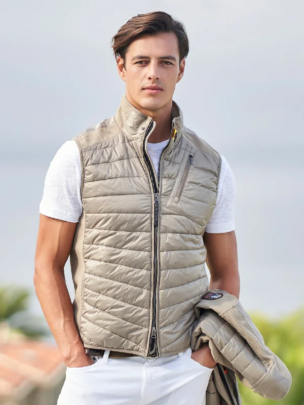 Zip - front men vest with multiple inner pockets for storageZavier Quilted Down Vest Zip - front men vest with multiple inner pockets for storageZavier Quilted Down Vest