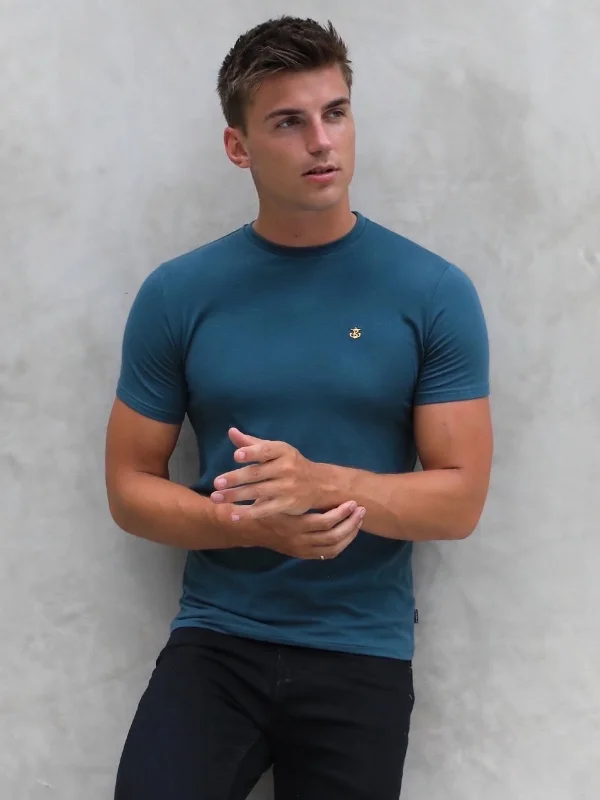 Men's UV - protection t - shirts for outdoor activities in the sunAnchor T-Shirt - Teal Green Men's UV - protection t - shirts for outdoor activities in the sunAnchor T-Shirt - Teal Green