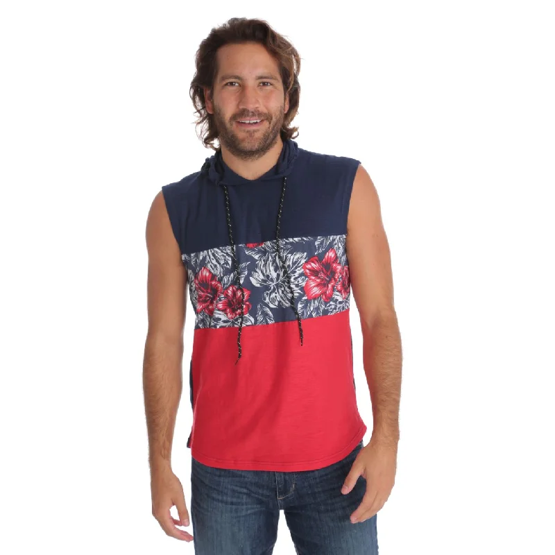 men's cotton tank topsClay Hooded Muscle Tank