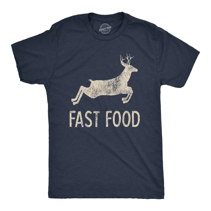 Men's moisture - wicking athletic t - shirts for intense workoutsFast Food Men's T Shirt Men's moisture - wicking athletic t - shirts for intense workoutsFast Food Men's T Shirt