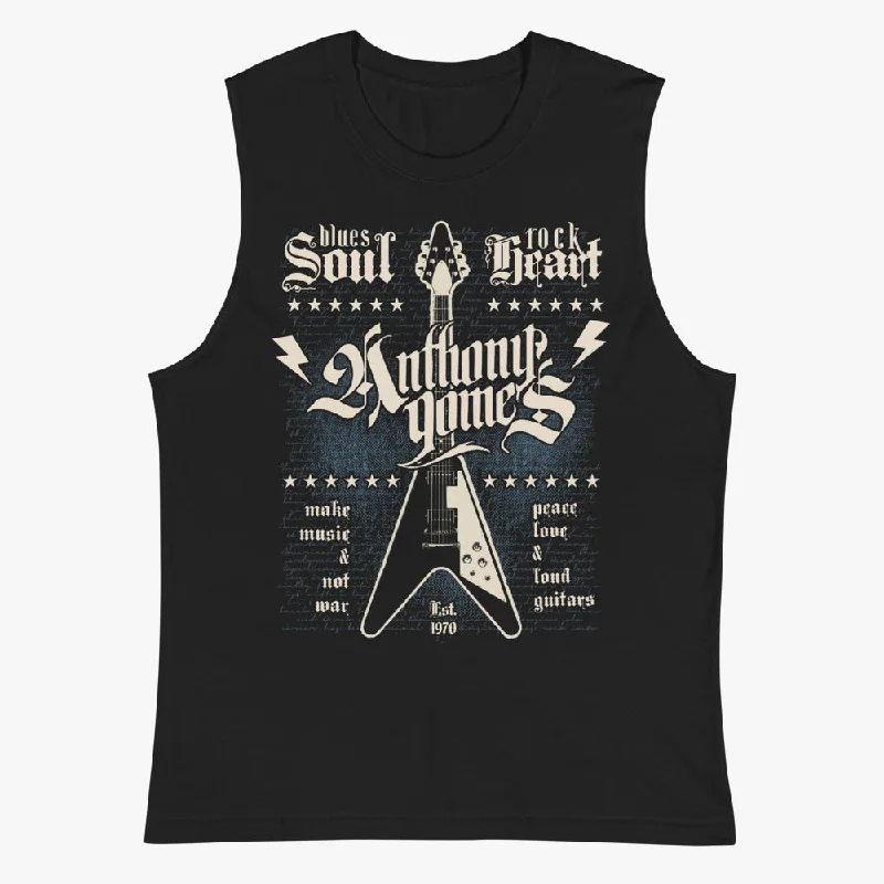men's tank tops with thumb holesFlying V Star Muscle Shirt