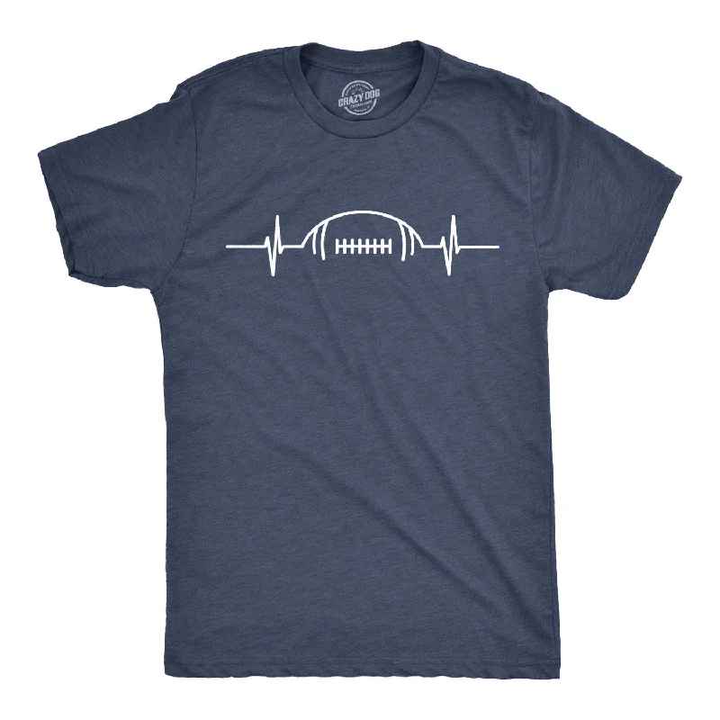 Men's v - neck muscle t - shirts for a body - building aestheticFootball Heart Rate Men's T Shirt Men's v - neck muscle t - shirts for a body - building aestheticFootball Heart Rate Men's T Shirt