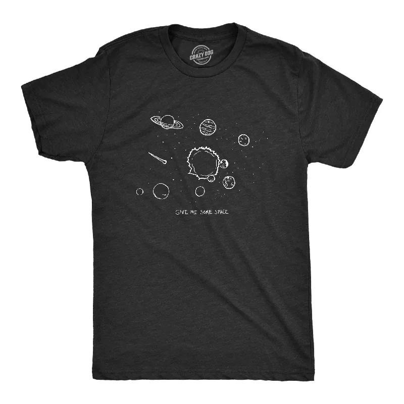 Men's printed Hawaiian t - shirts for tropical vacationsGive Me Some Space Men's T Shirt Men's printed Hawaiian t - shirts for tropical vacationsGive Me Some Space Men's T Shirt
