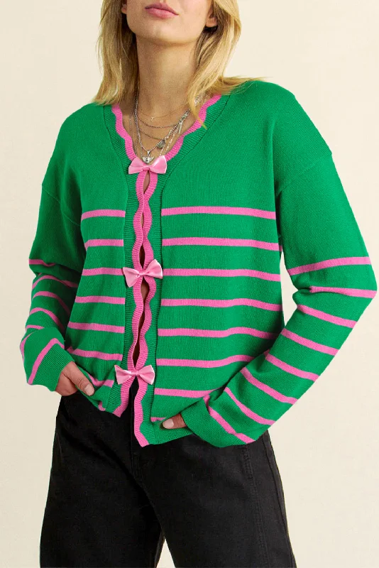 Men's moisture wicking long sleeve athletic shirts for running marathonsGreen Stripe Ribbon Cute Bow Detail Sweater Knit Cardigan Men's moisture wicking long sleeve athletic shirts for running marathonsGreen Stripe Ribbon Cute Bow Detail Sweater Knit Cardigan