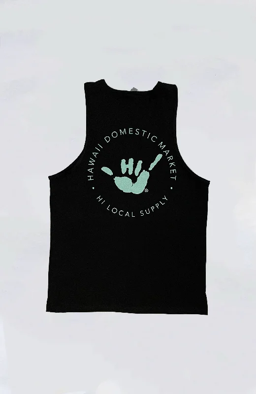 men's tank tops for hikingHawaii Domestic Market - HDM Basic Shaka Premium Heavyweight Tank Top