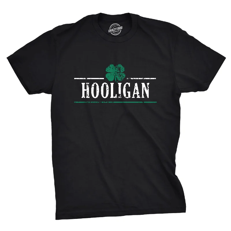 Men's eco - friendly recycled t - shirts for sustainable fashion choicesHooligan Shamrock Men's T Shirt Men's eco - friendly recycled t - shirts for sustainable fashion choicesHooligan Shamrock Men's T Shirt