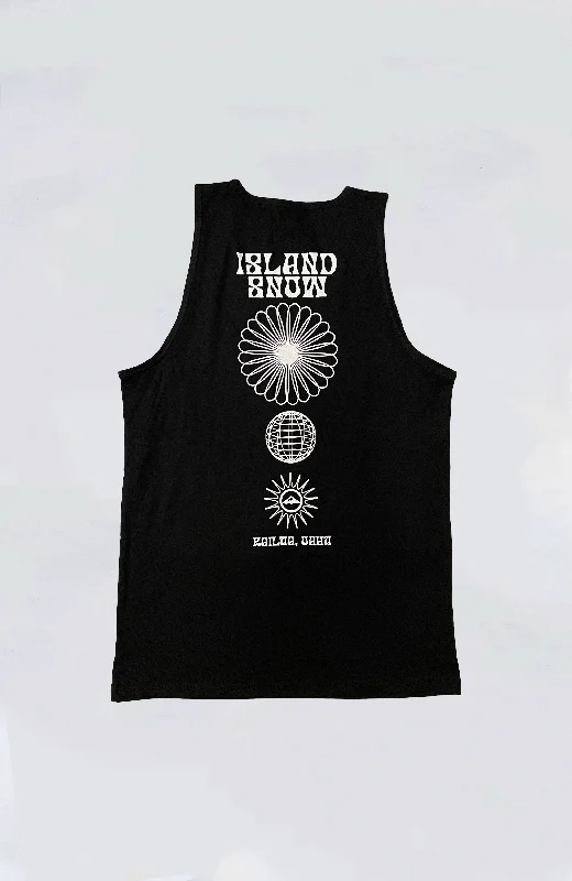 men's tank tops with mesh panelsIsland Snow Hawaii - IS Eclipse Premium Heavyweight Tank Top