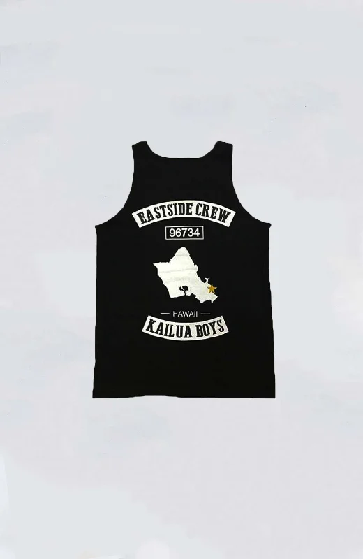 men's tank tops with henley necklineKailua Boys - KB Eastside Crew Heavyweight Tank Top