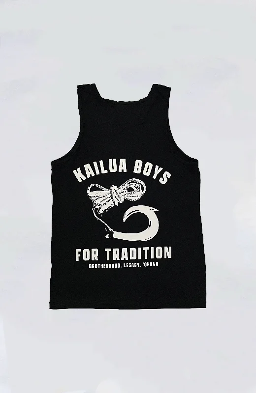 men's tank tops with scoop neckKailua Boys - KB For Tradition Heavyweight Tank Top