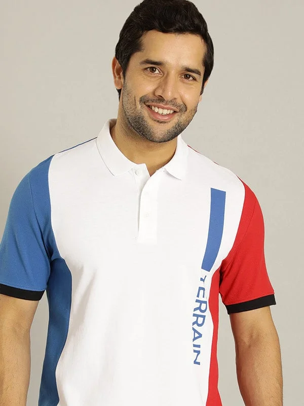 Men's slim fit short sleeve polo shirts with contrast collarsMen Color Block Polo T-Shirt Men's slim fit short sleeve polo shirts with contrast collarsMen Color Block Polo T-Shirt