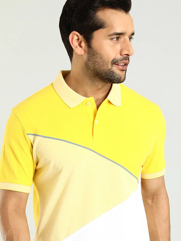 Men's plus size golf polo shirts in moisture wicking fabricMen Color Block Polo T-Shirt Men's plus size golf polo shirts in moisture wicking fabricMen Color Block Polo T-Shirt