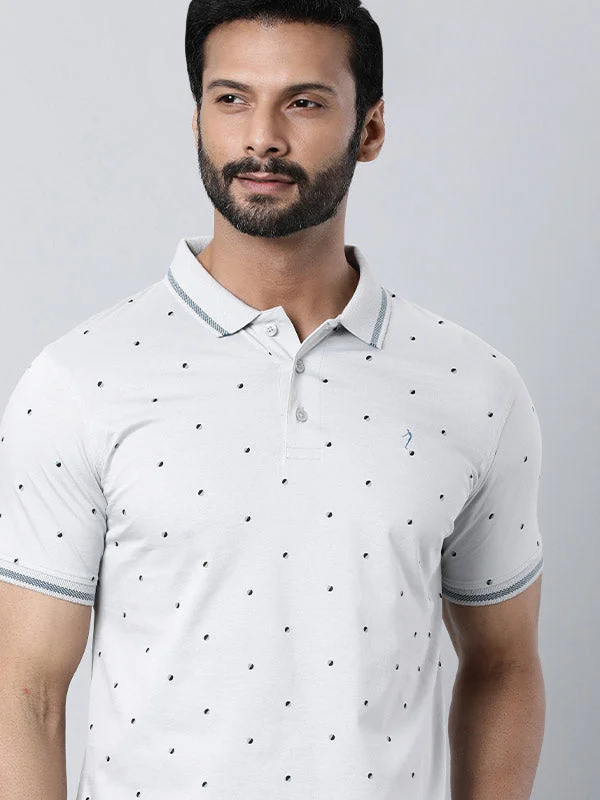 Men's slim fit short sleeve polo shirts with contrast collarsMen Printed Polo T-Shirt Men's slim fit short sleeve polo shirts with contrast collarsMen Printed Polo T-Shirt