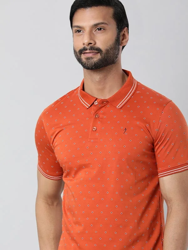 Men's quick - dry polo shirts for water sports activitiesMen Printed Polo T-Shirt