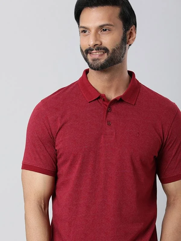 Men's UV - protected polo shirts for outdoor gardeningMen Printed Polo T-Shirt