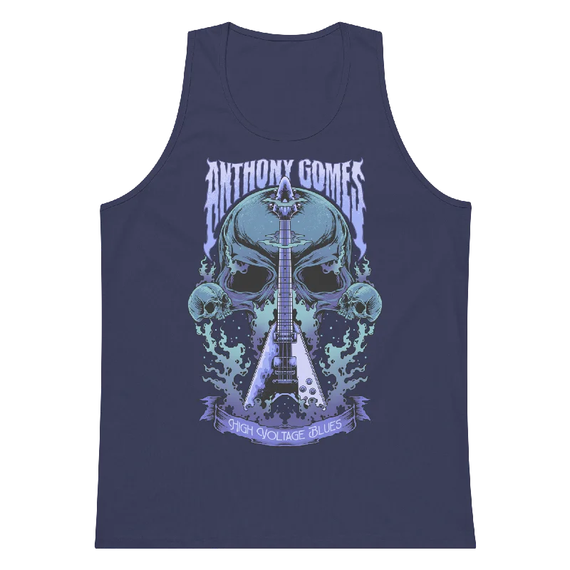 stylish tank tops for menMen’s Skull V Tank Top - Available in 4 Colors (S-3XL)