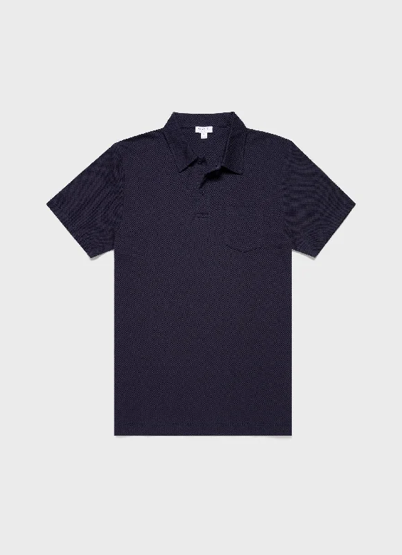 Men's luxury cashmere blend polo shirts in solid colorsMen's Riviera Polo Shirt in Navy Men's luxury cashmere blend polo shirts in solid colorsMen's Riviera Polo Shirt in Navy