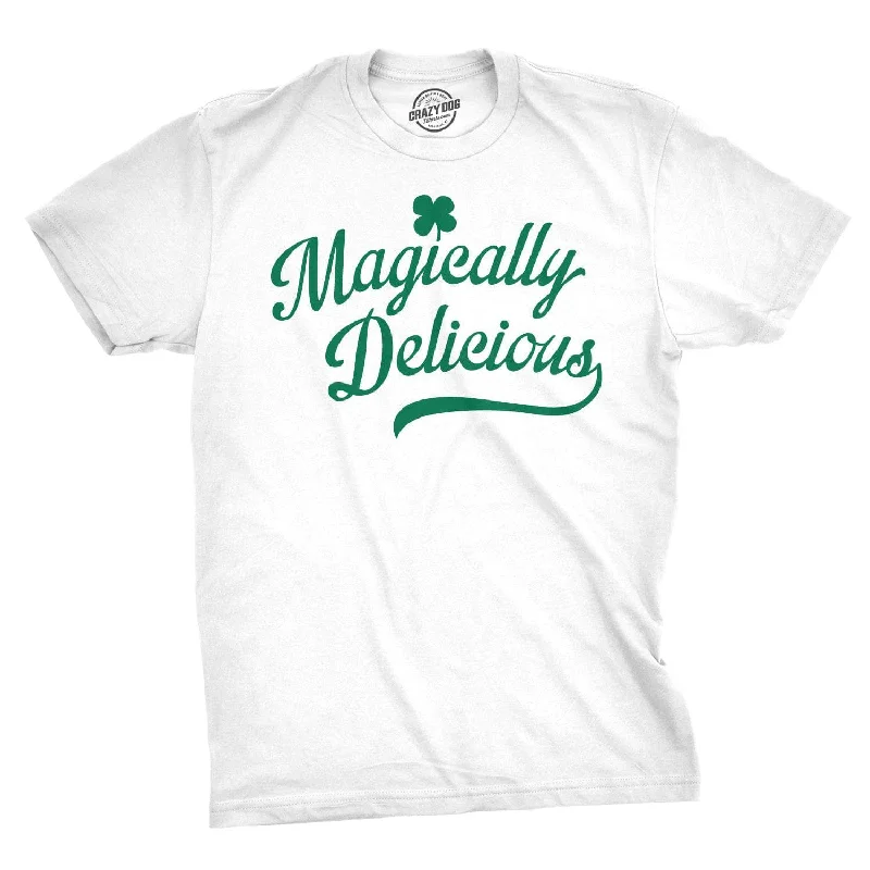 Men's distressed denim - look t - shirts with a rugged appealMagically Delicious Men's T Shirt Men's distressed denim - look t - shirts with a rugged appealMagically Delicious Men's T Shirt
