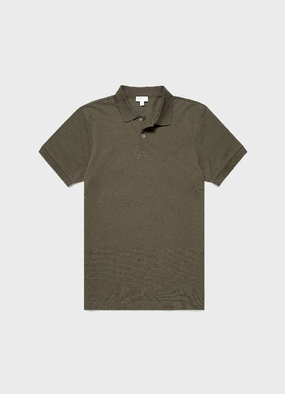 Men's antimicrobial polo shirts for odor - free daily wearMen's Piqué Polo Shirt in Khaki Men's antimicrobial polo shirts for odor - free daily wearMen's Piqué Polo Shirt in Khaki