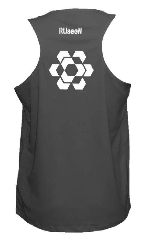 odor-resistant men's tank topsMen's Reflective Tank - Fractured Hexagon