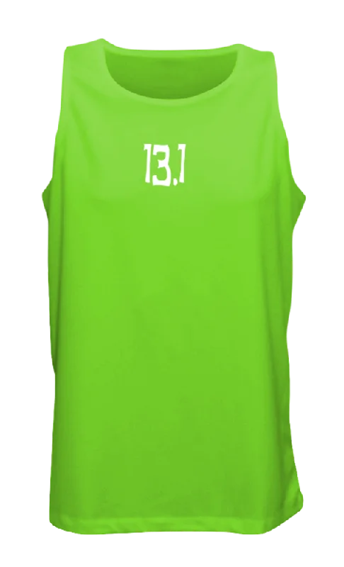 men's tank tops for yogaMen's Reflective Tank Top - 13.1 Half Crazy