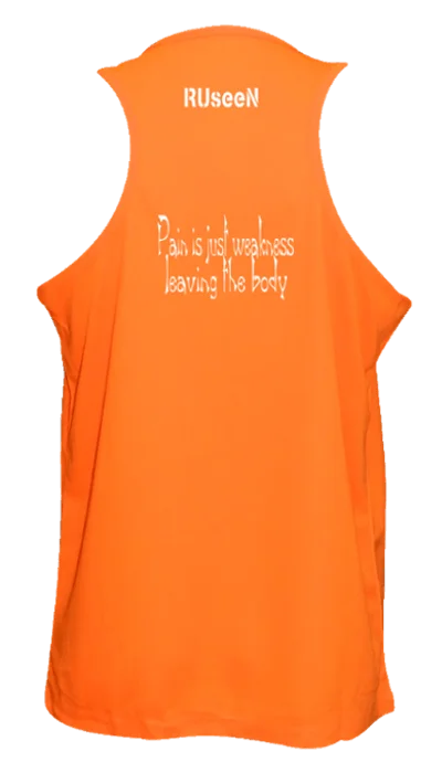 thermal men's tank topsMen's Reflective Tank Top - Pain is Weakness