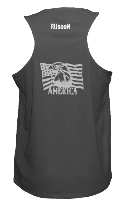 mens tank tops with built-in brasMen's Reflective Tank Top - America