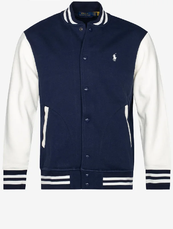 Men's quick - dry polo shirts for water sports activitiesFleece Baseball Jacket Cruise Navy Men's quick - dry polo shirts for water sports activitiesFleece Baseball Jacket Cruise Navy
