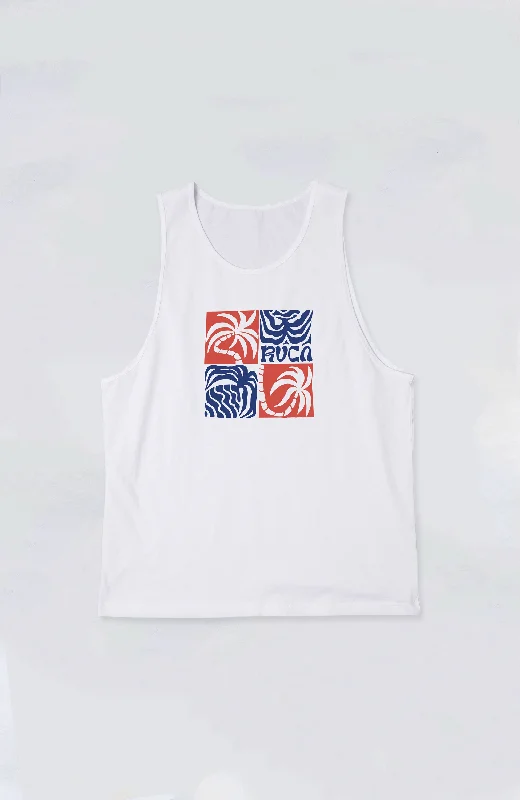 stretchable men's tank topsRVCA - Fronds Tank