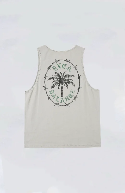 loose fit men's tank topsRVCA - Palm Wire Tank