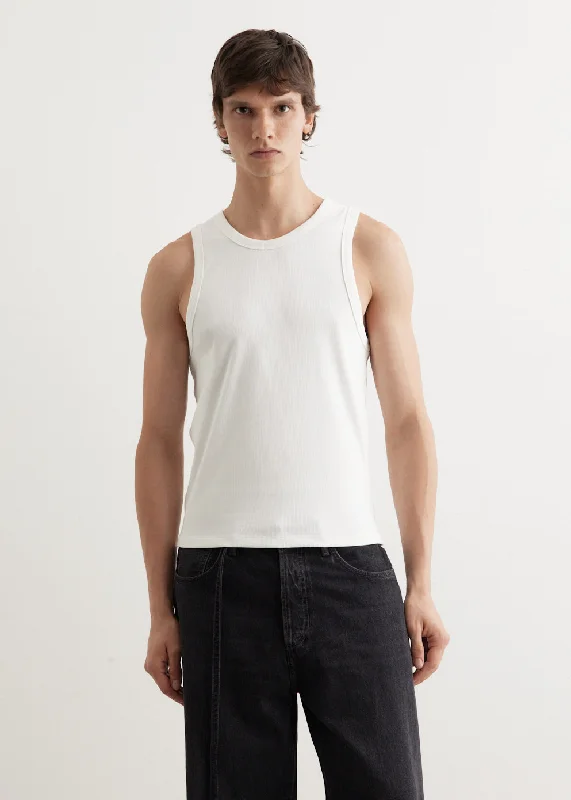Men's thermal t - shirts with a high - neck design for cold weatherRyan Rib Tank