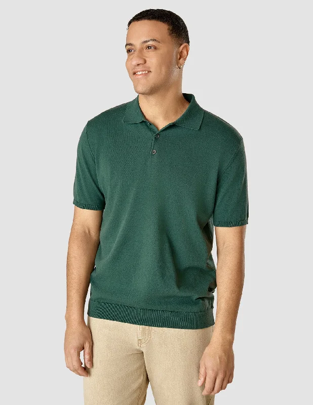 Men's stretchable athletic polo shirts for fitness workoutsSilk / Cotton Short Sleeve Polo Forest Green Men's stretchable athletic polo shirts for fitness workoutsSilk / Cotton Short Sleeve Polo Forest Green
