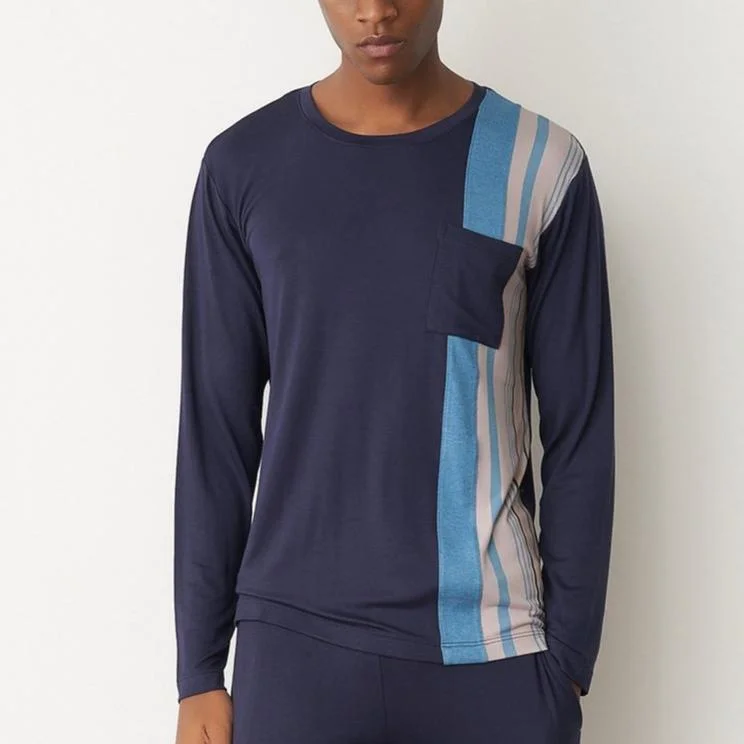 Men's breathable long sleeve mesh shirts for intense workoutsSilktouch*2 TENCEL™ Modal Air Round Neck Top Men's breathable long sleeve mesh shirts for intense workoutsSilktouch*2 TENCEL™ Modal Air Round Neck Top