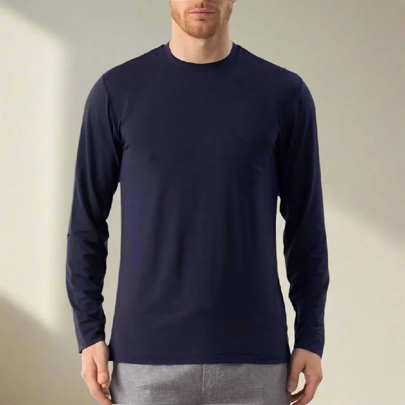 Men's stretch long sleeve denim shirts for a comfortable casual styleSilktouch TENCEL™ Modal Air Long Sleeve Tee with Chest Pocket Men's stretch long sleeve denim shirts for a comfortable casual styleSilktouch TENCEL™ Modal Air Long Sleeve Tee with Chest Pocket
