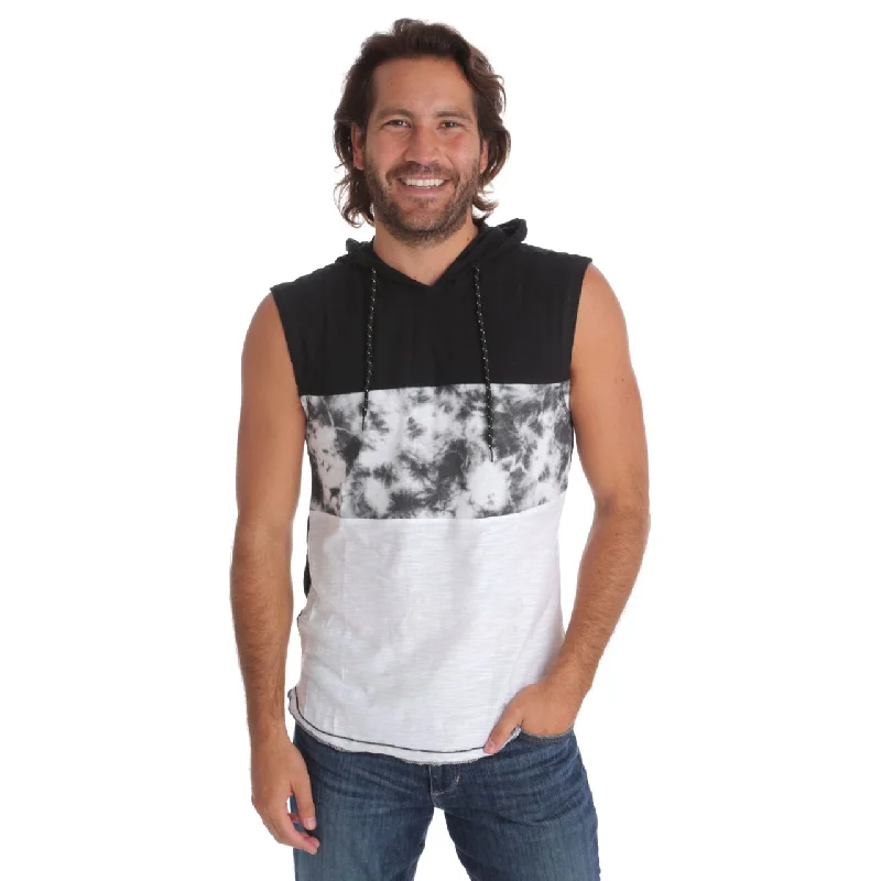 moisture-wicking tank tops for menTalan Hooded Muscle Tank
