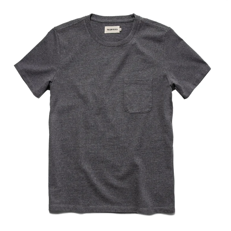 Men's lightweight performance polo shirts for tennis matchesThe Heavy Bag Tee in Heather Grey Men's lightweight performance polo shirts for tennis matchesThe Heavy Bag Tee in Heather Grey