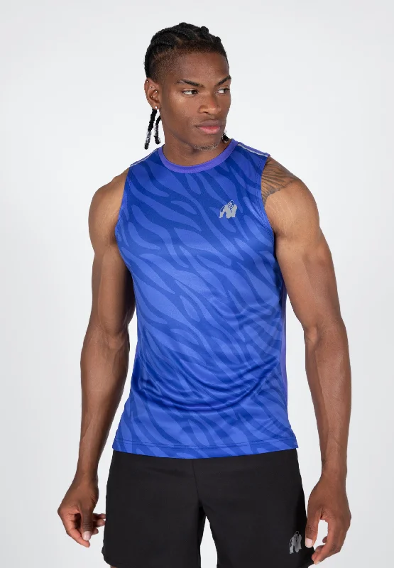 workout tank tops for menWashington Tank Top - Blue