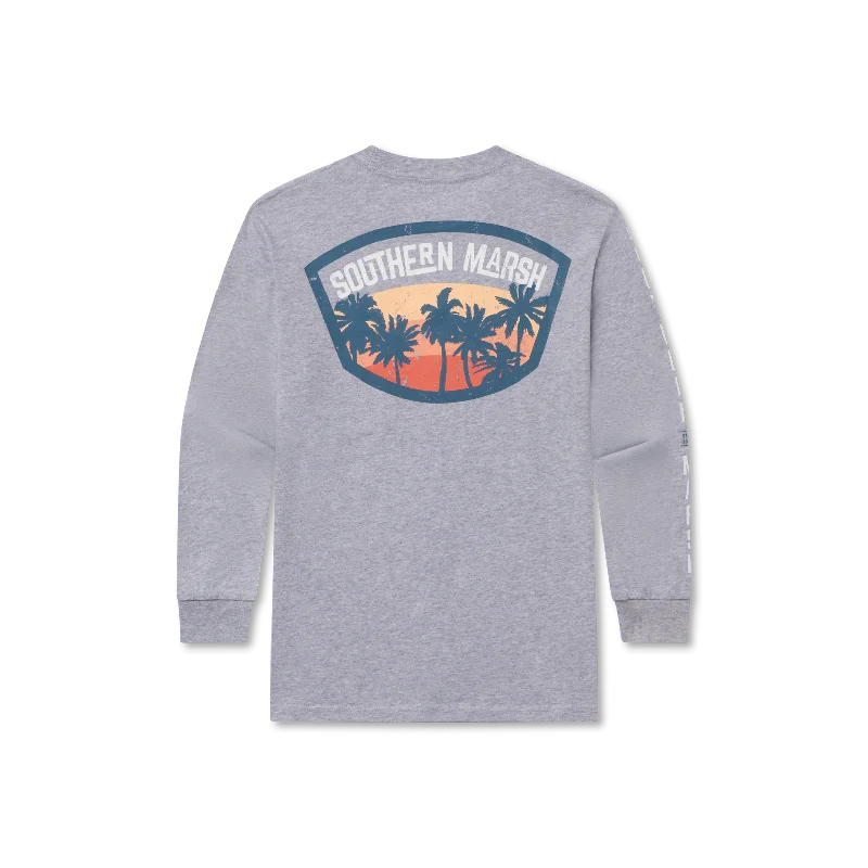Men's anti - wrinkle long sleeve travel shirts for hassle - free tripsYouth Fading Fast Tee - Long Sleeve Men's anti - wrinkle long sleeve travel shirts for hassle - free tripsYouth Fading Fast Tee - Long Sleeve