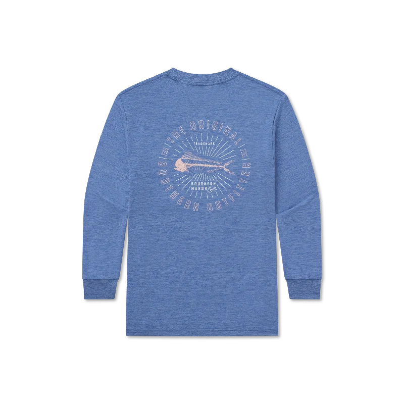 Men's long sleeve turtleneck sweaters in cashmere for a luxurious feelYouth FieldTec™ Heathered - Mahi Circle - Long Sleeve Men's long sleeve turtleneck sweaters in cashmere for a luxurious feelYouth FieldTec™ Heathered - Mahi Circle - Long Sleeve