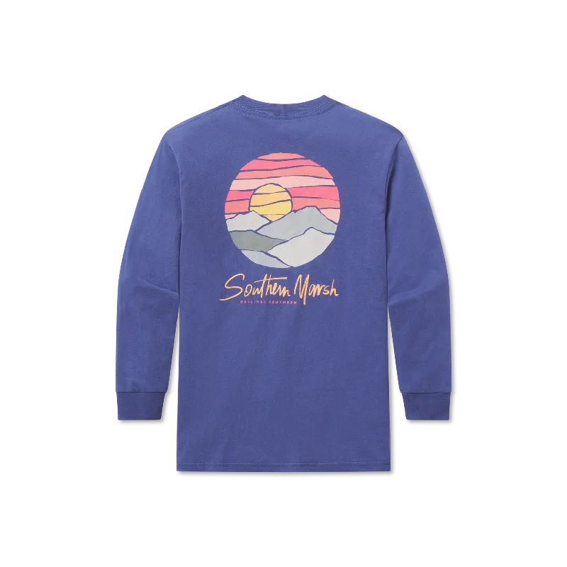 Men's long sleeve tartan pattern shirts for a traditional Scottish lookYouth Paper Mountains Tee - Long Sleeve Men's long sleeve tartan pattern shirts for a traditional Scottish lookYouth Paper Mountains Tee - Long Sleeve