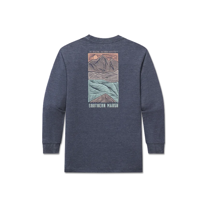 Men's long sleeve thermal shirts with thumbholes for extra warmthYouth SEAWASH™ Tee - Woodcut Canoe - Long Sleeve Men's long sleeve thermal shirts with thumbholes for extra warmthYouth SEAWASH™ Tee - Woodcut Canoe - Long Sleeve