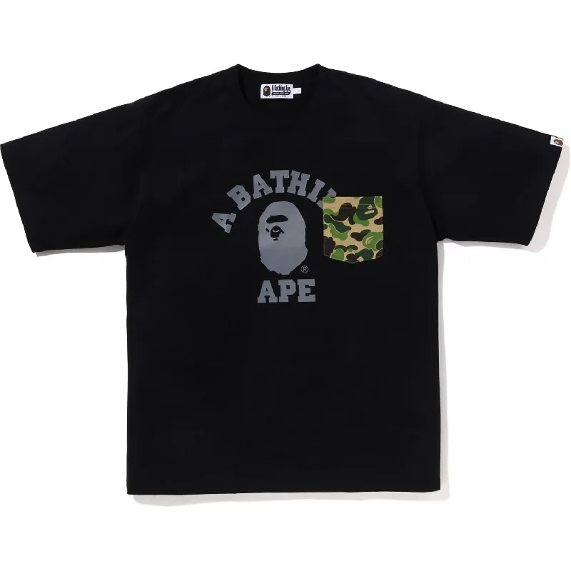 Men's ribbed t - shirts with a textured finish for added styleAbc Camo College Pocket Relaxed Tee Mens Men's ribbed t - shirts with a textured finish for added styleAbc Camo College Pocket Relaxed Tee Mens