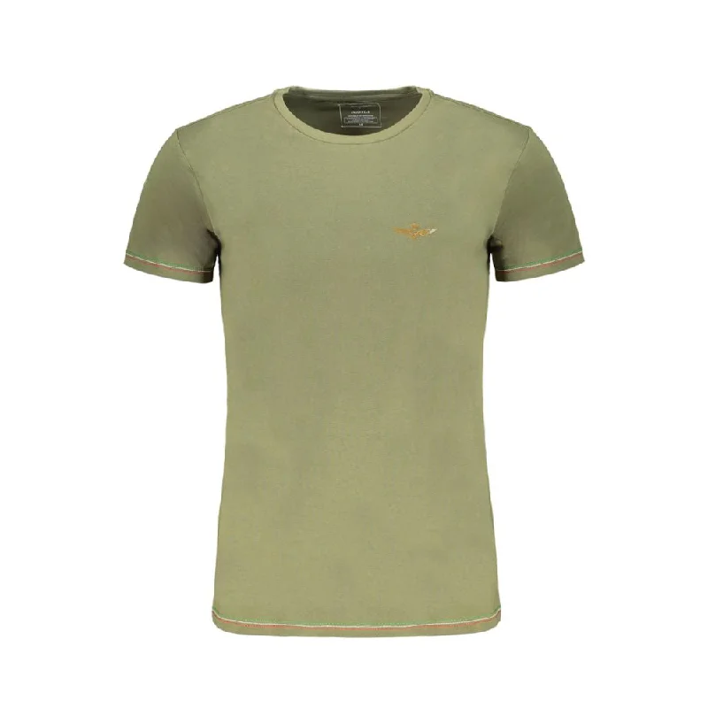 Men's short - sleeve linen t - shirts for summer beach outingsAeronautica Militare Cotton Men's T-Shirt Men's short - sleeve linen t - shirts for summer beach outingsAeronautica Militare Cotton Men's T-Shirt