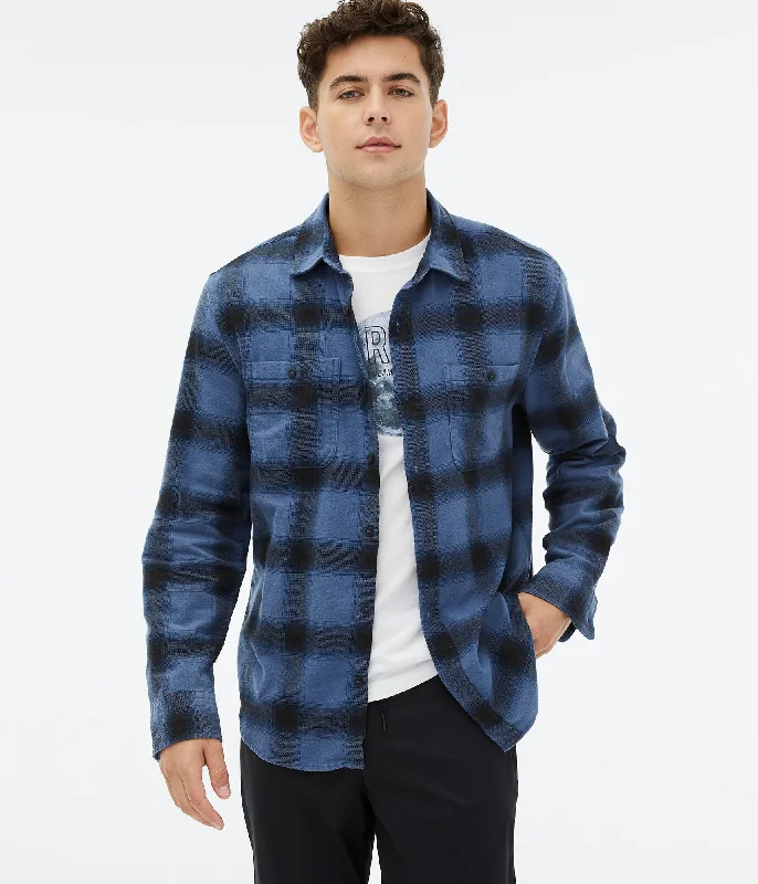 Men's mock - neck t - shirts with a modern and sleek styleAeropostale Men's Long Sleeve Relaxed Plaid Flannel Button-Down Shirt Men's mock - neck t - shirts with a modern and sleek styleAeropostale Men's Long Sleeve Relaxed Plaid Flannel Button-Down Shirt