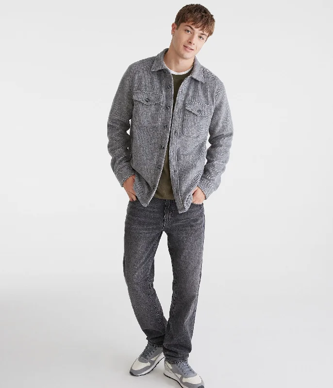 Men's short - sleeve linen t - shirts for summer beach outingsAeropostale Unlined Flannel Shacket Men's short - sleeve linen t - shirts for summer beach outingsAeropostale Unlined Flannel Shacket