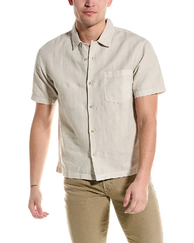 Men's moisture - wicking athletic t - shirts for intense workoutsAG Jeans Foster Linen-Blend Shirt Men's moisture - wicking athletic t - shirts for intense workoutsAG Jeans Foster Linen-Blend Shirt