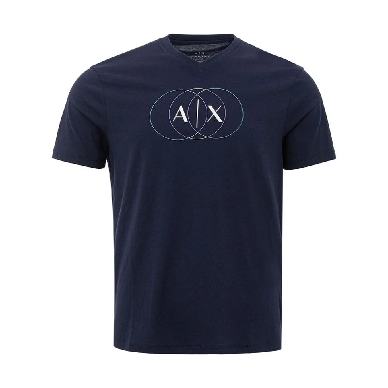 Men's thermal t - shirts with a high - neck design for cold weatherArmani Exchange Sleek Cotton Tee for Men's Men Men's thermal t - shirts with a high - neck design for cold weatherArmani Exchange Sleek Cotton Tee for Men's Men