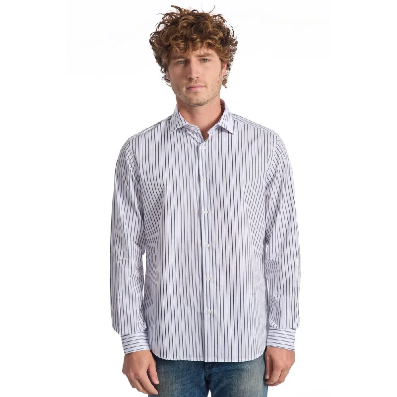 Men's ribbed t - shirts with a textured finish for added styleBaldinini Trend blue Cotton Men's Shirt Men's ribbed t - shirts with a textured finish for added styleBaldinini Trend blue Cotton Men's Shirt