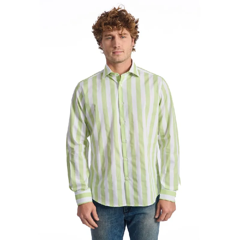 Men's button - front t - shirts with a unique artistic printBaldinini Trend Cotton Men's Shirt Men's button - front t - shirts with a unique artistic printBaldinini Trend Cotton Men's Shirt