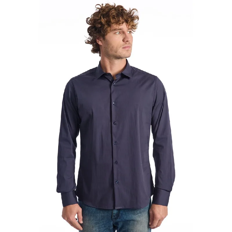 Men's thermal t - shirts with a high - neck design for cold weatherBaldinini Trend Cotton Men's Shirt Men's thermal t - shirts with a high - neck design for cold weatherBaldinini Trend Cotton Men's Shirt