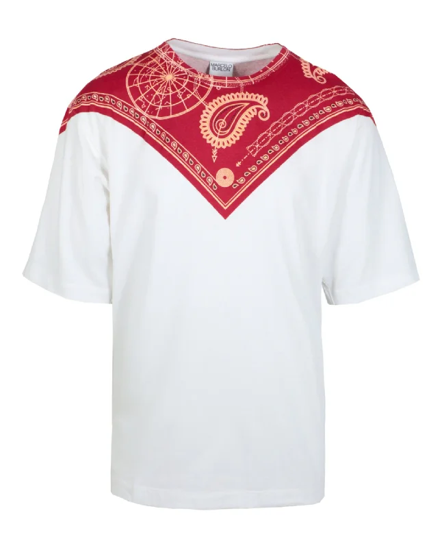 Men's v - neck muscle t - shirts for a body - building aestheticBandana Over T-Shirt Men's v - neck muscle t - shirts for a body - building aestheticBandana Over T-Shirt